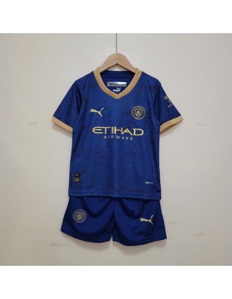Manchester City Soccer Jersey 23/24 For Kids 
