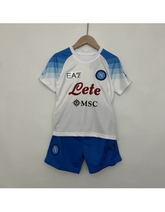 23/24 Napoli Away Football Shirt For Kids