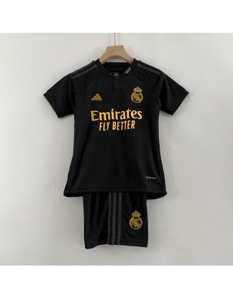 23/24 Real Madrid Third Football Jersey For Kids 